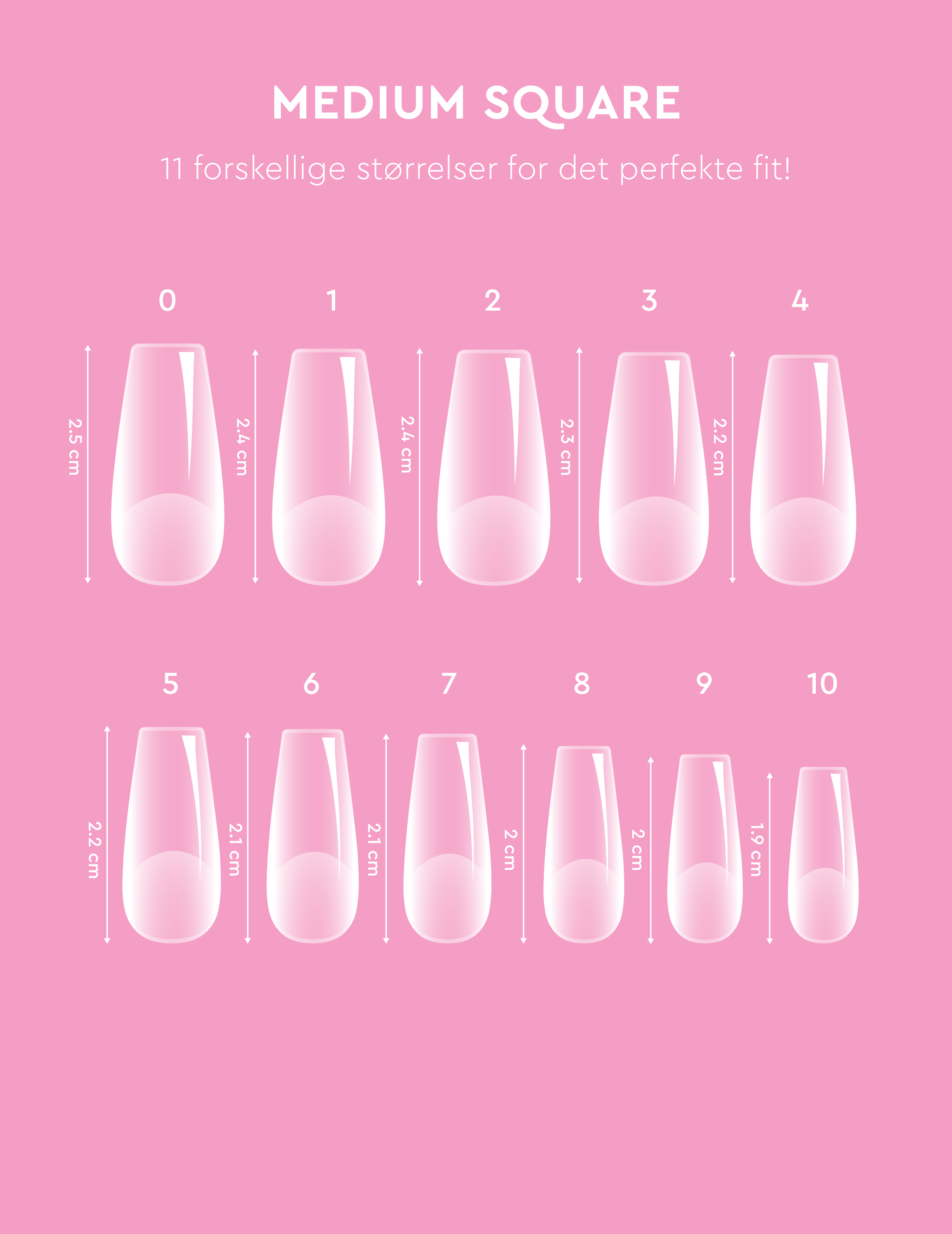 Le Gel Nail Tips, Medium Square (14987426201949)