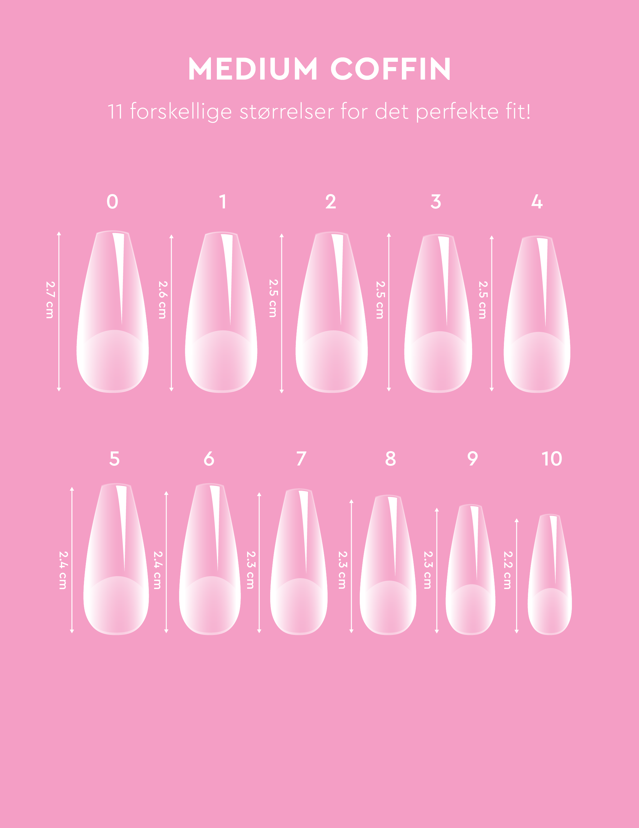 Le Gel Nail Tips, Medium Coffin (14987348574557)