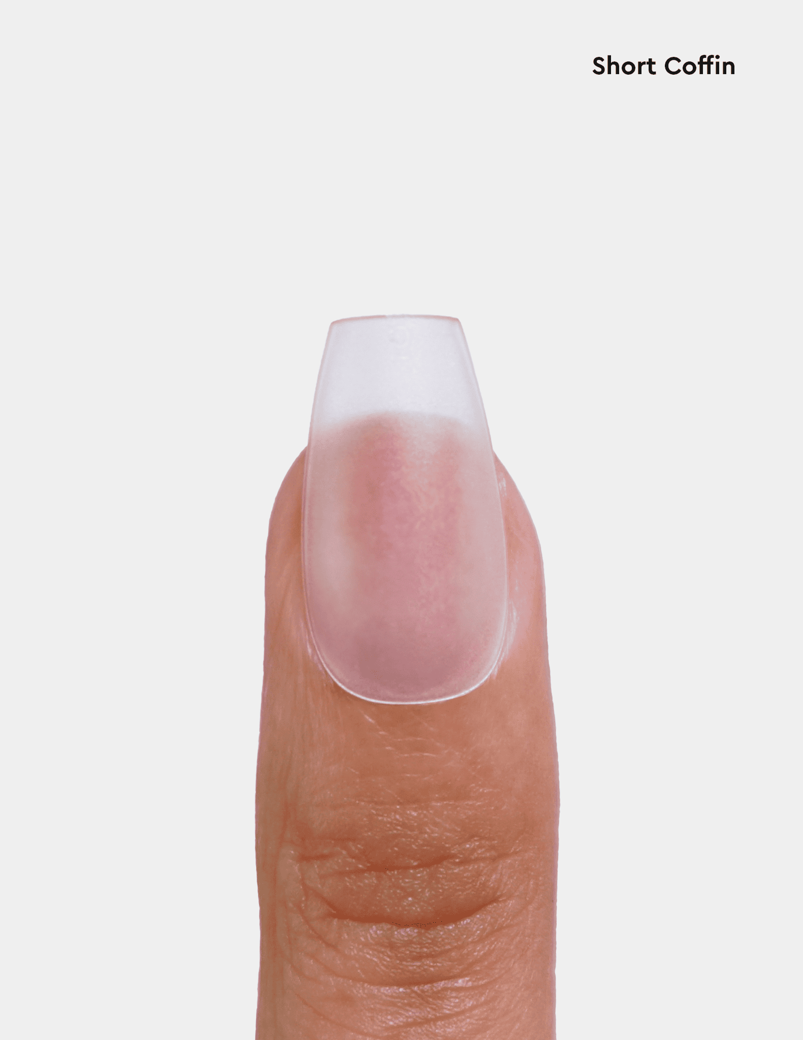 Le Gel Nail Tips (Matte & Pre Buff Effect), Short Coffin (14987329143133)