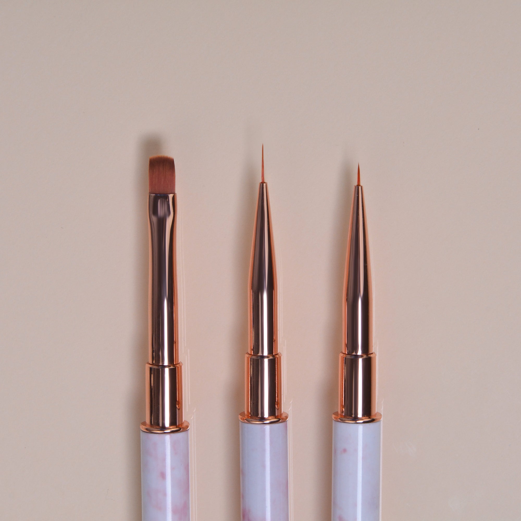 "Les Brushes", Nail Art Brush Trio (7798380888306)