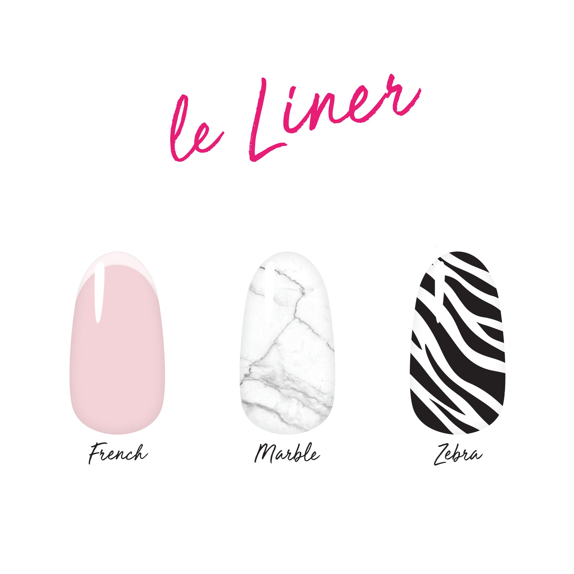 "Les Brushes", Nail Art Brush Trio (7798380888306)