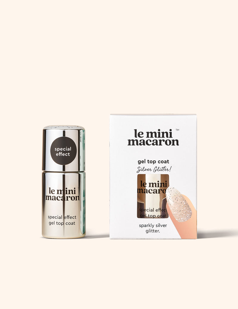 Gel Top Coat, Silver Glitter (Special Effect) (15362685469021)