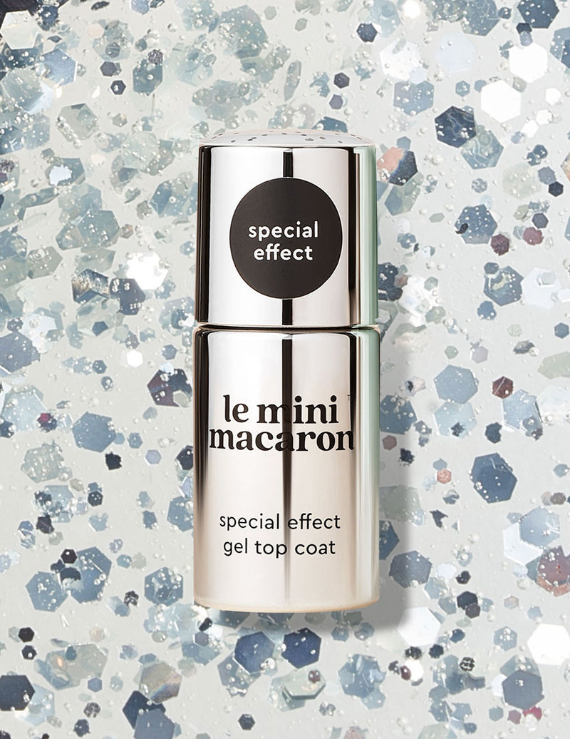 Gel Top Coat, Silver Glitter (Special Effect) (15362685469021)