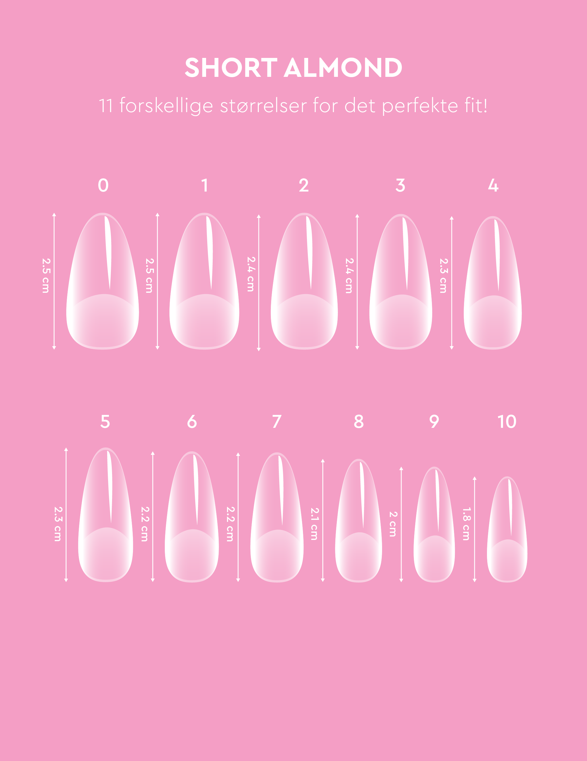 Le Gel Nail Tips (Matte & Pre Buff Effect), Short Almond (14986815537501)