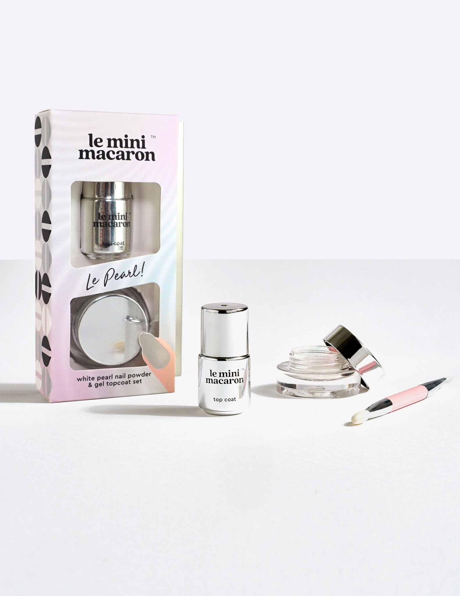 Le Pearl (Hvid), Chrome Powder Set (9292484936029)