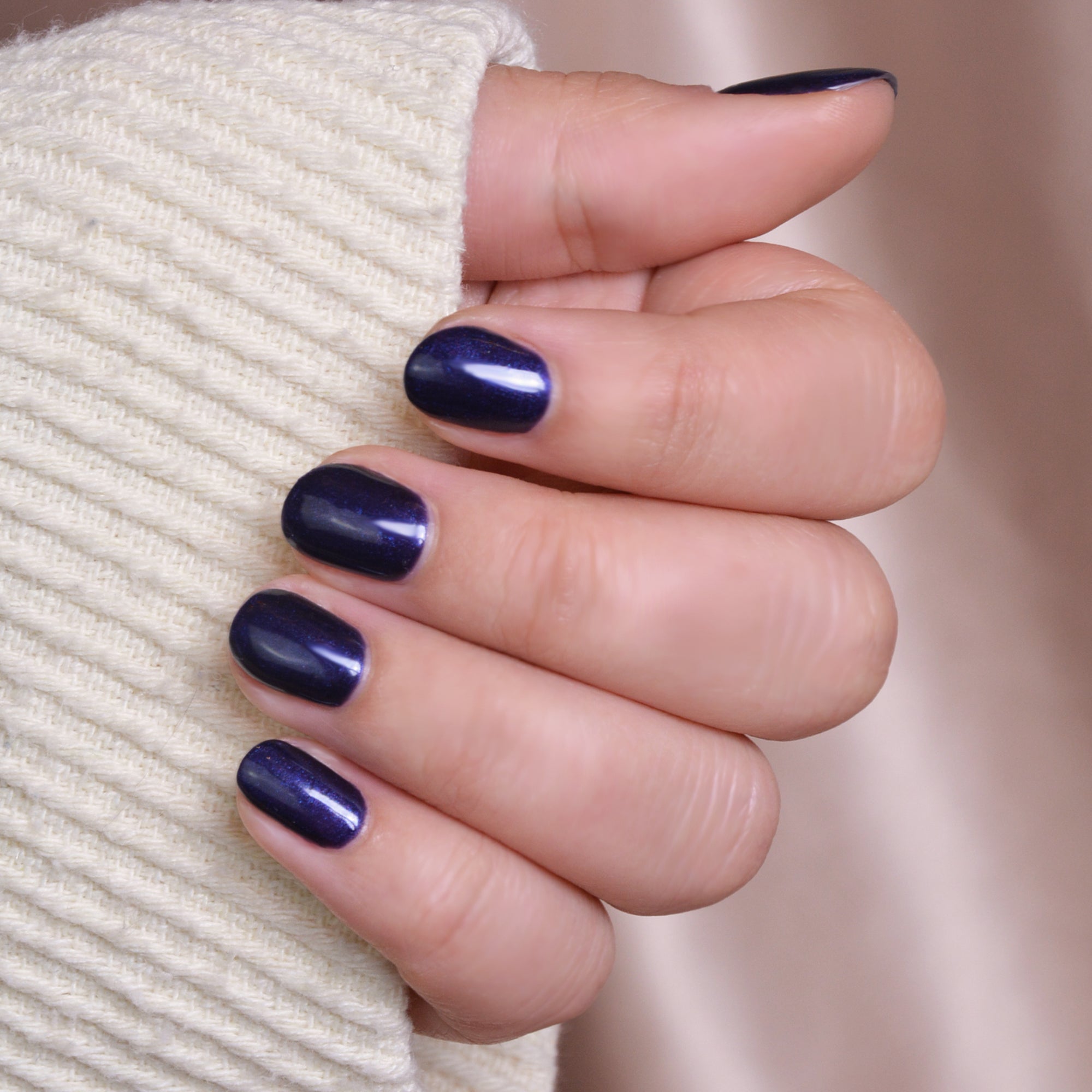 Midnight Blackberry (Shimmer) - Le Mini Macaron (4484430561325)