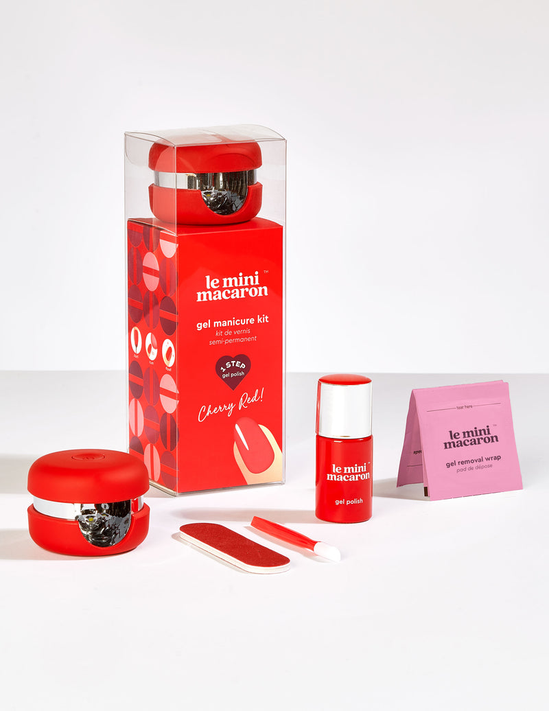 Manicure Kit - Cherry Red - Le Mini Macaron (4473718734893)