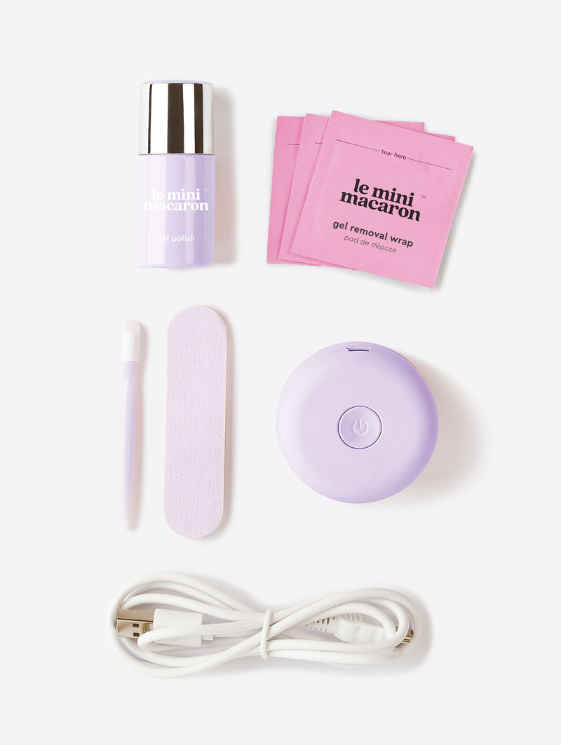 Manicure Kit - Lilac Blossom - Le Mini Macaron (7525680382194)
