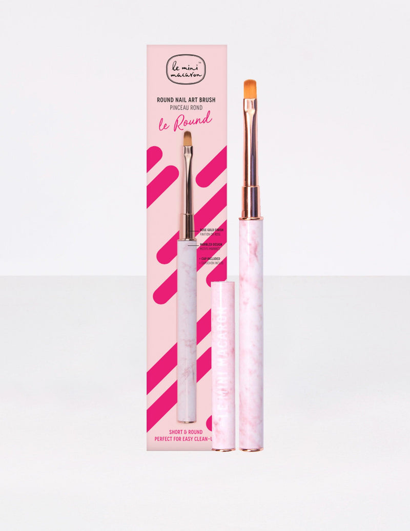 "Le Round", Perfecting/Clean-Up Brush - Le Mini Macaron (6602482548904)