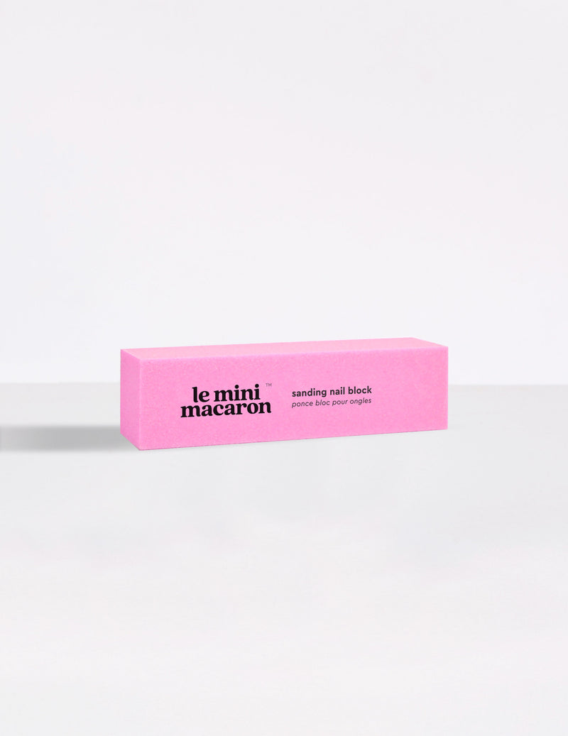 Sanding Block, Nail Buffer (Pink) - Le Mini Macaron (7525621825778)